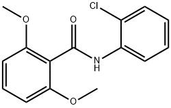 N-(2-chlorophenyl)-2,6-dimethoxybenzamide 구조식 이미지