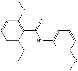 2,6-dimethoxy-N-(3-methoxyphenyl)benzamide Structure