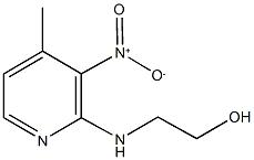 2-({3-nitro-4-methyl-2-pyridinyl}amino)ethanol Structure