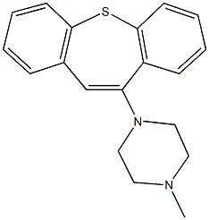 1-dibenzo[b,f]thiepin-10-yl-4-methylpiperazine Structure