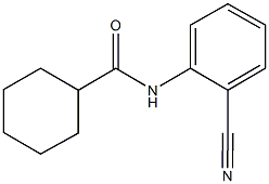 N-(2-cyanophenyl)cyclohexanecarboxamide Structure