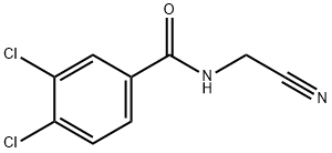 3,4-dichloro-N-(cyanomethyl)benzamide 구조식 이미지