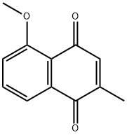 5-methoxy-2-methylnaphthoquinone 구조식 이미지