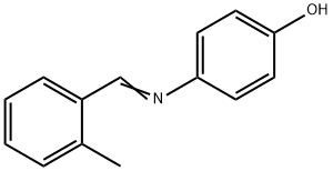 4-[(2-methylbenzylidene)amino]phenol 구조식 이미지