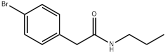 2-(4-bromophenyl)-N-propylacetamide 구조식 이미지