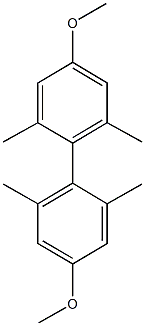 4,4'-dimethoxy-2,2',6,6'-tetramethyl-1,1'-biphenyl 구조식 이미지