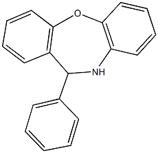 11-phenyl-10,11-dihydrodibenzo[b,f][1,4]oxazepine 구조식 이미지