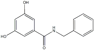 N-benzyl-3,5-dihydroxybenzamide 구조식 이미지