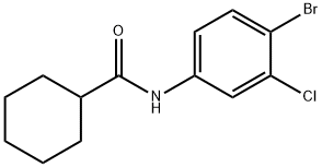 N-(4-bromo-3-chlorophenyl)cyclohexanecarboxamide Structure