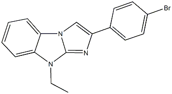 2-(4-bromophenyl)-9-ethyl-9H-imidazo[1,2-a]benzimidazole 구조식 이미지