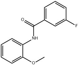 3-fluoro-N-(2-methoxyphenyl)benzamide 구조식 이미지