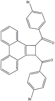[2-(4-bromobenzoyl)-1,2-dihydrocyclobuta[l]phenanthren-1-yl](4-bromophenyl)methanone Structure