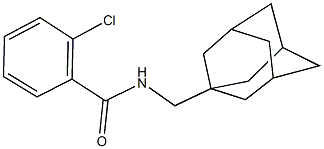 N-(1-adamantylmethyl)-2-chlorobenzamide 구조식 이미지