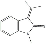 1-methyl-3-(1-methylethylidene)-1,3-dihydro-2H-indole-2-thione Structure