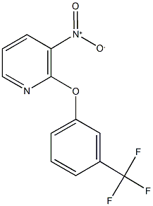 3-nitro-2-[3-(trifluoromethyl)phenoxy]pyridine 구조식 이미지