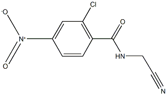 2-chloro-N-(cyanomethyl)-4-nitrobenzamide Structure