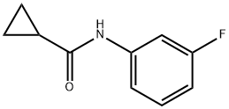 N-(3-fluorophenyl)cyclopropanecarboxamide 구조식 이미지