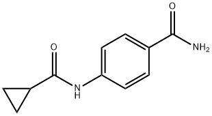 4-[(cyclopropylcarbonyl)amino]benzamide 구조식 이미지