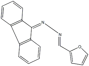 2-furaldehyde 9H-fluoren-9-ylidenehydrazone Structure