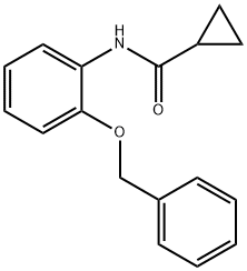 N-[2-(benzyloxy)phenyl]cyclopropanecarboxamide Structure