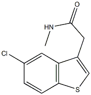 2-(5-chloro-1-benzothien-3-yl)-N-methylacetamide Structure