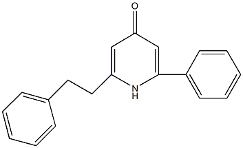 2-phenyl-6-(2-phenylethyl)-4(1H)-pyridinone 구조식 이미지