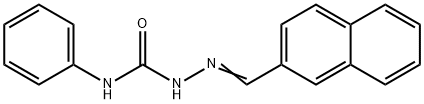 2-naphthaldehyde N-phenylsemicarbazone 구조식 이미지