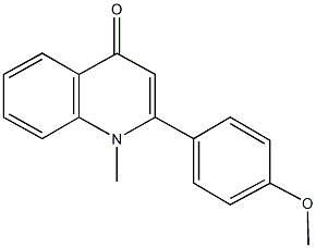 2-(4-methoxyphenyl)-1-methyl-4(1H)-quinolinone Structure