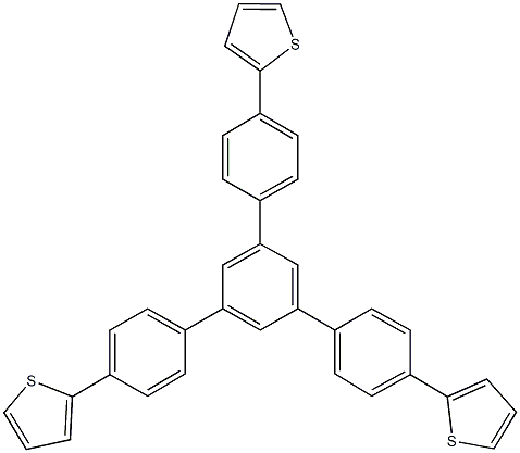 4',4'',4'''-tri(2-thienyl)-1,1':3,1'':5,1'''-quaterphenyl Structure