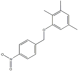 1,2,5-trimethyl-3-[(4-nitrobenzyl)oxy]benzene 구조식 이미지