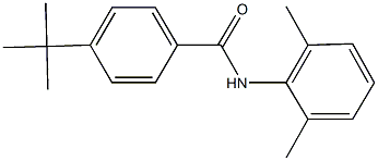 4-tert-butyl-N-(2,6-dimethylphenyl)benzamide 구조식 이미지