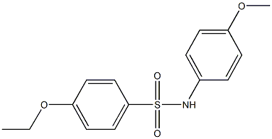 4-ethoxy-N-(4-methoxyphenyl)benzenesulfonamide Structure