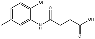 4-(2-hydroxy-5-methylanilino)-4-oxobutanoic acid 구조식 이미지