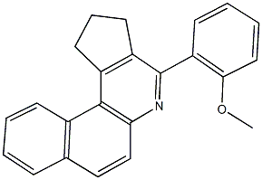 4-(2-methoxyphenyl)-2,3-dihydro-1H-benzo[f]cyclopenta[c]quinoline 구조식 이미지