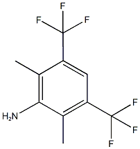 2,6-dimethyl-3,5-bis(trifluoromethyl)phenylamine Structure