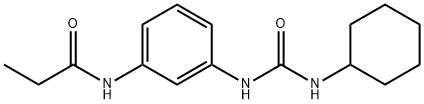 N-(3-{[(cyclohexylamino)carbonyl]amino}phenyl)propanamide Structure