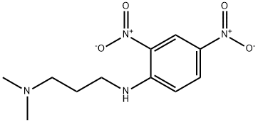 N~1~-(2,4-dinitrophenyl)-N~3~,N~3~-dimethyl-1,3-propanediamine 구조식 이미지