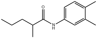 N-(3,4-dimethylphenyl)-2-methylpentanamide Structure