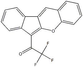 2,2,2-trifluoro-1-indeno[2,1-b]chromen-6-ylethanone Structure