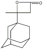 4-(1-adamantyl)-4-methyl-2-oxetanone Structure