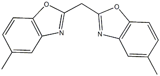 5-methyl-2-[(5-methyl-1,3-benzoxazol-2-yl)methyl]-1,3-benzoxazole 구조식 이미지