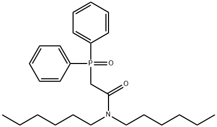 2-(diphenylphosphoryl)-N,N-dihexylacetamide Structure