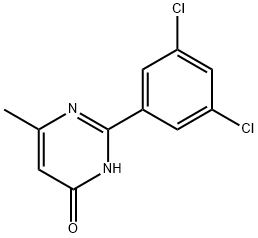 2-(3,5-dichlorophenyl)-6-methyl-4(3H)-pyrimidinone Structure