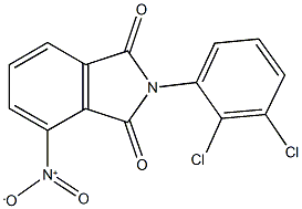 2-(2,3-dichlorophenyl)-4-nitro-1H-isoindole-1,3(2H)-dione 구조식 이미지