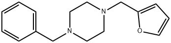 1-(furan-2-ylmethyl)-4-(phenylmethyl)piperazine Structure