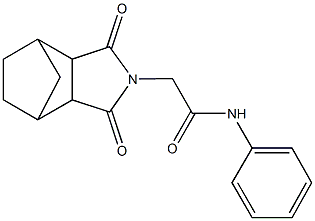 2-(3,5-dioxo-4-azatricyclo[5.2.1.0~2,6~]dec-4-yl)-N-phenylacetamide 구조식 이미지