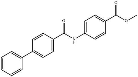 methyl 4-[([1,1'-biphenyl]-4-ylcarbonyl)amino]benzoate Structure