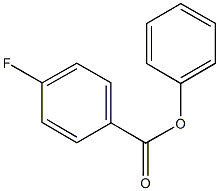 phenyl 4-fluorobenzoate 구조식 이미지
