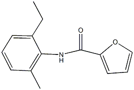 N-(2-ethyl-6-methylphenyl)-2-furamide Structure