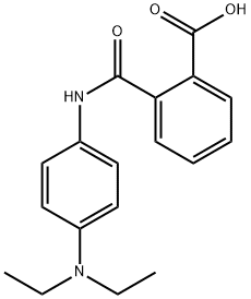 2-{[4-(diethylamino)anilino]carbonyl}benzoic acid 구조식 이미지